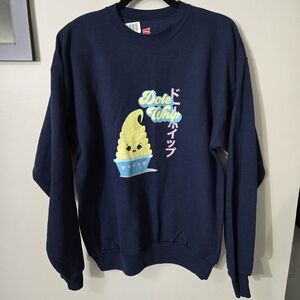 Hanes Disney Dole Whip Crew Neck Sweatshirt,  M, NWT